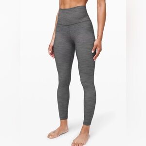 Lululemon Align Pant 25” Herringbone Heathered Black